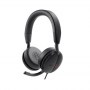Dell | Pro Wired On-Ear Headset | WH5024 | Built-in microphone | ANC | USB Type-A | Black - 2